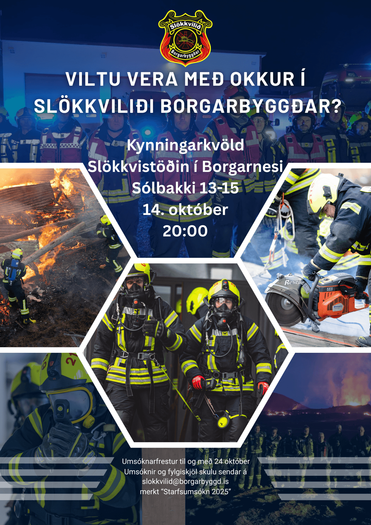 Viltu vera með í Slökkviliði Borgarbyggðar?