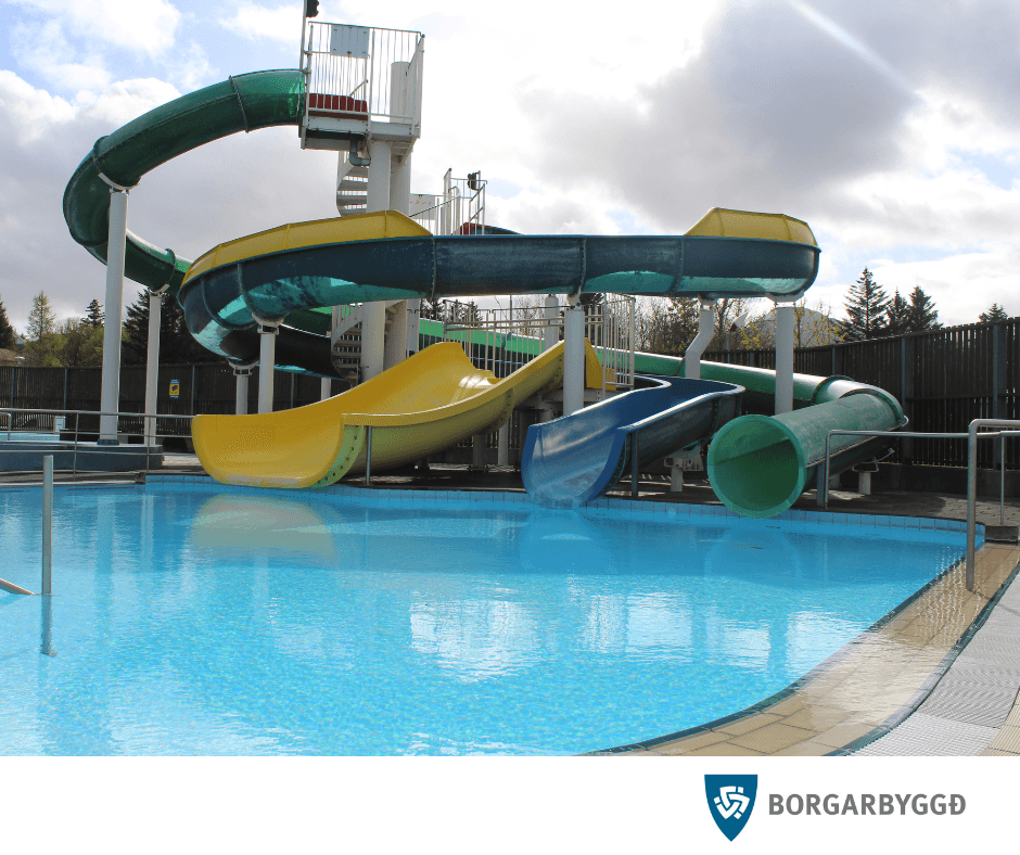 Borgarbyggð óskar eftir tilboðum í endurnýjun vatnsrennibrauta við Íþróttamiðstöðina í Borgarnesi