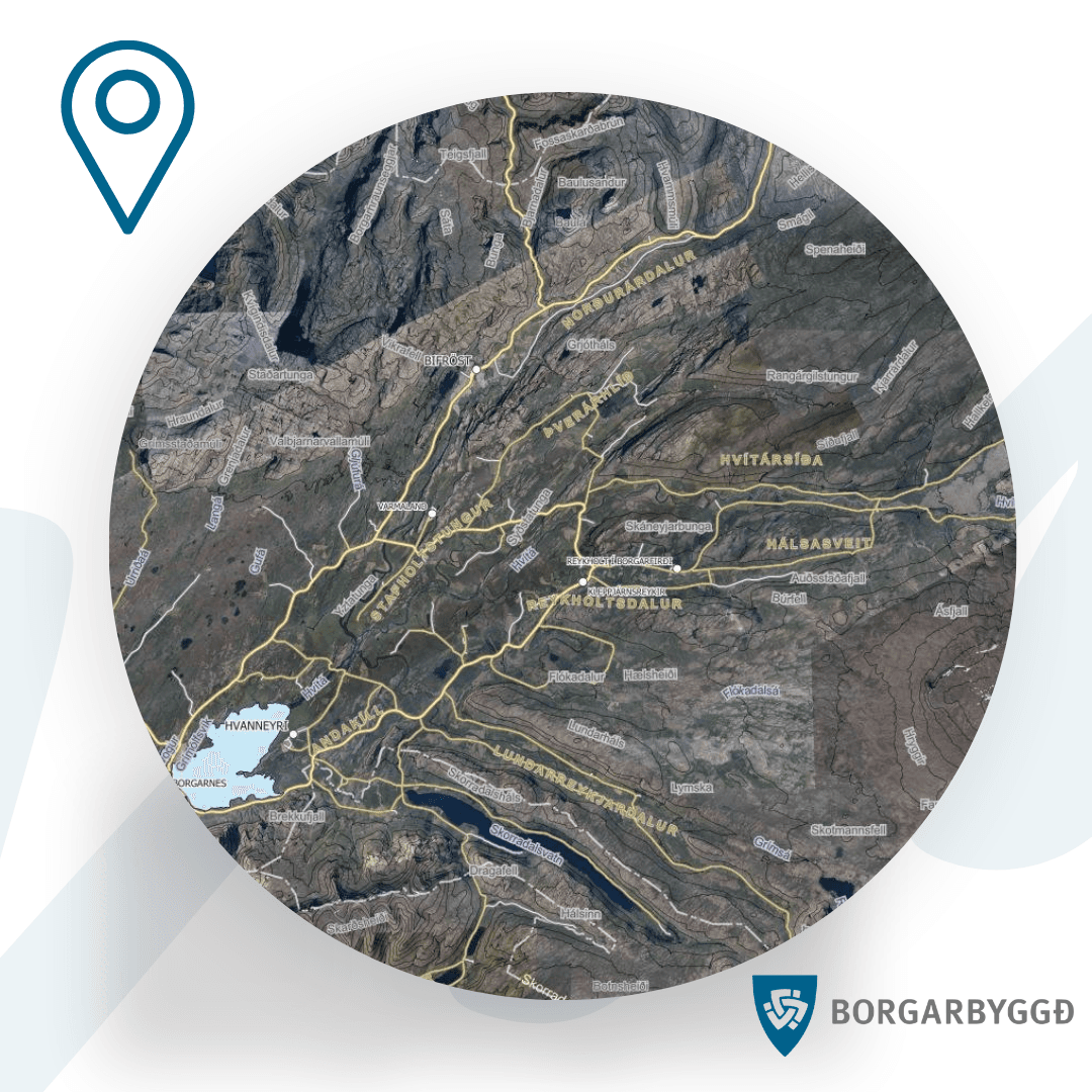 Kortasjá Borgarbyggðar uppfærð