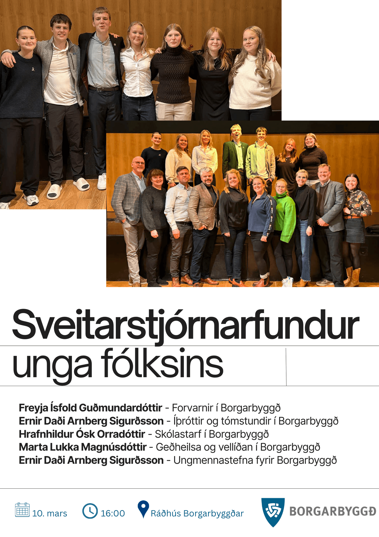 Sveitarstjórnarfundur unga fólksins